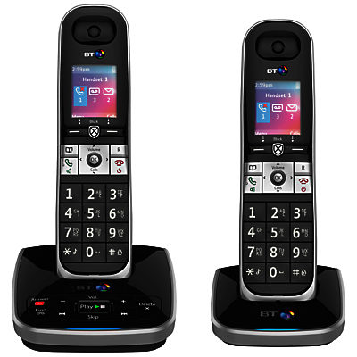 BT 8610 Digital Cordless Phone With Advanced Call Blocking & Answering Machine, Twin DECT